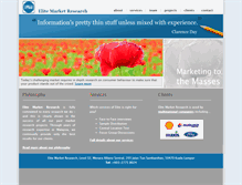 Tablet Screenshot of elitemarketresearch.com